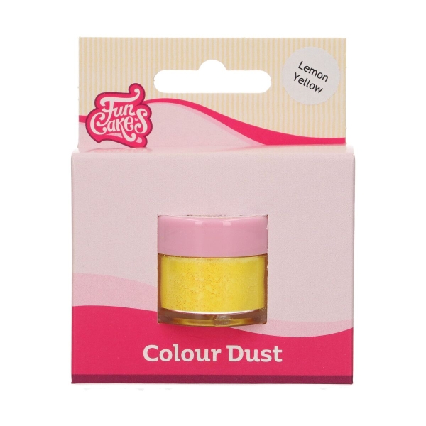 Colorant pudra comestibila – LEMON YELLOW- 3 GR -Funcakes - Anyta Cooking