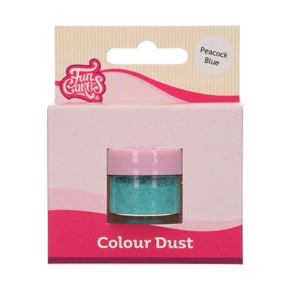 Colorant pudra comestibila – PEACOK BLUE- 4,5 GR -Funcakes - Anyta Cooking