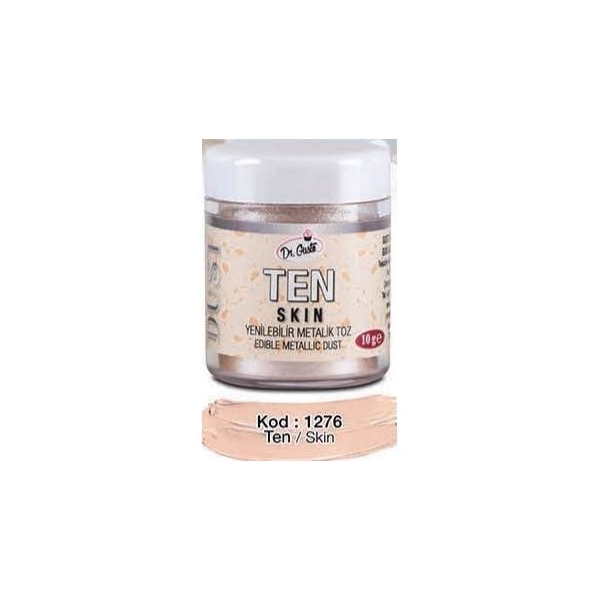 Colorant Pudra Metalizat -Culoarea Tenului / Ten - 10 gr - Dr gusto - Anyta Cooking