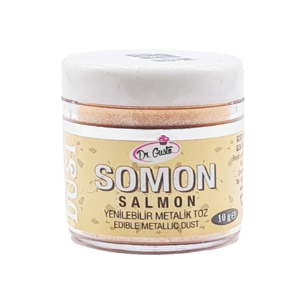 Colorant Pudra Metalizat -Somon / Salmon - 10 gr - Dr gusto - Anyta Cooking