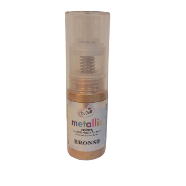 Colorant Pudra Metalizat Spra Pompitay - 10 gr - BRONZ - Dr Gusto - Anyta Cooking