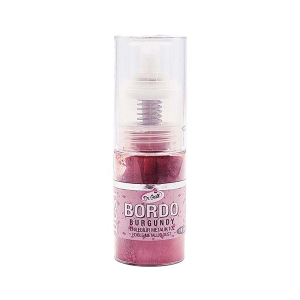 Colorant Pudra Metalizat Spray Pompita - 10 gr - BORDO - Dr Gusto - Anyta Cooking