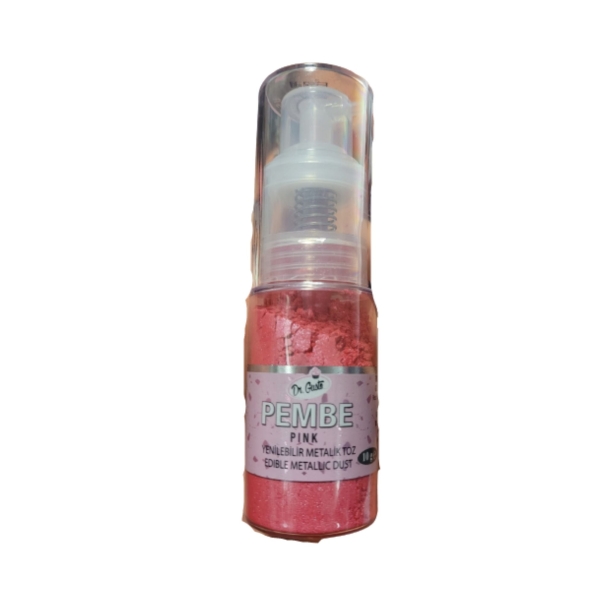 Colorant Pudra Metalizat Spray Pompita - 10 gr - ROZ - Dr Gusto - Anyta Cooking