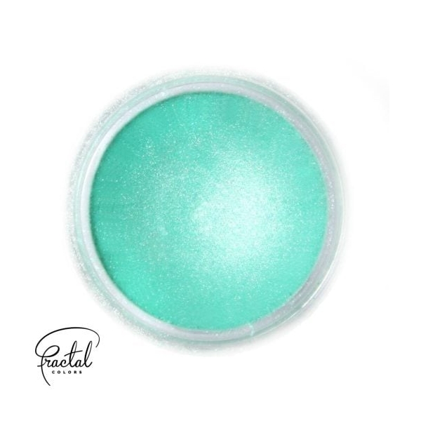 Colorant pudra necomestibil - SHINE AURORA GREEN -2,5 gr- Fractal 