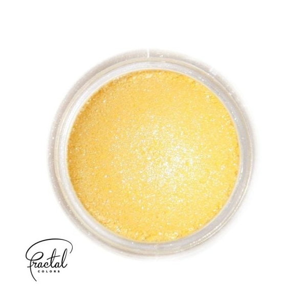 Colorant pudra necomestibil - SHINE SPARKLING YELLOW -2,5 gr - Fractal 