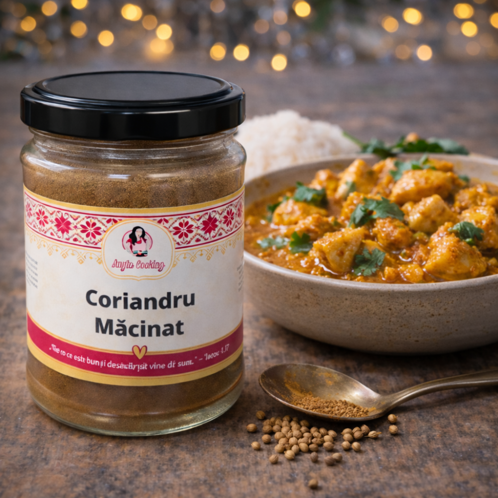 Coriandru macinat 100% natural - 60g - Anyta Cooking