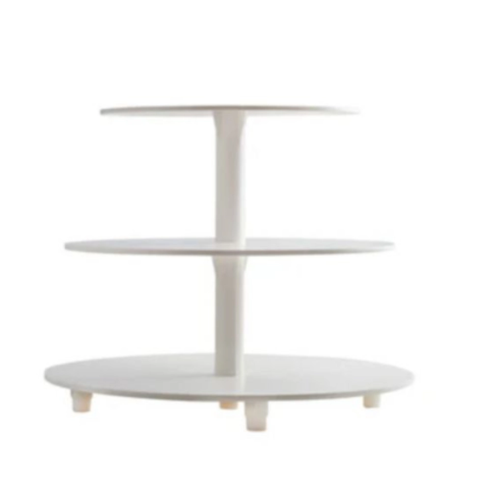 Suport Tort Plastic 3 etaje - 355mm inaltime, 340mm diametru