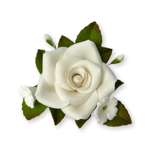   Decor comestibil - &bdquo;Buchet de trandafiri alb Nr. 4"  - Anyta Cooking 