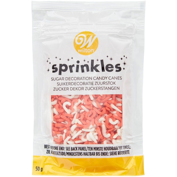 Decor comestibil - CANDY CANE SPRINKLE MIX - 50 gr - Wilton - Anyta Cooking
