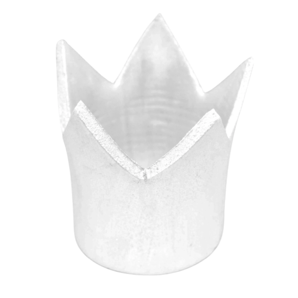 Decor comestibil - "Coroană premium alb perlat - Anyta Cooking