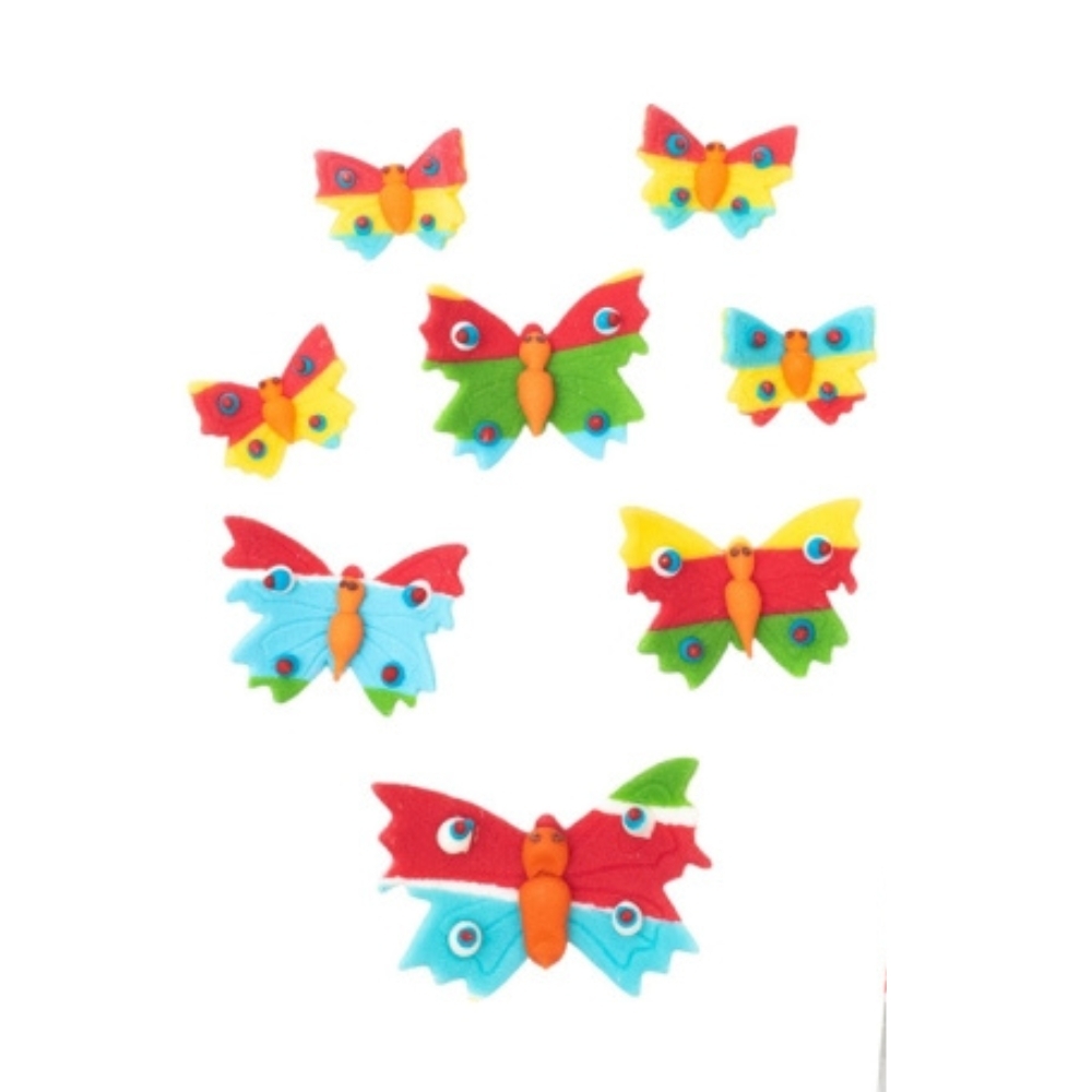  Decor comestibil -  „Fluturi" 8 bucăți - Anyta Cooking 