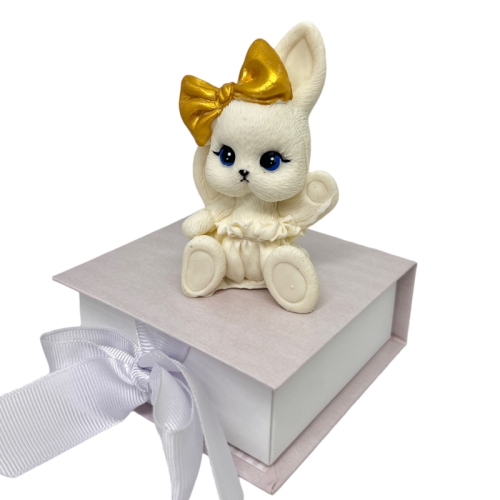 Decor comestibil - &bdquo;Iepuraș alb prietenos&rdquo;  - Anyta Cooking