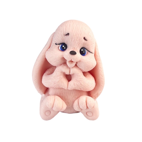 Decor comestibil - &bdquo;Iepuraș roz&rdquo;  - Anyta Cooking