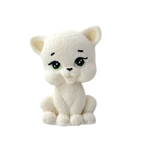 Decor comestibil - &bdquo;Pisicuță dulce albă  - Anyta Cooking