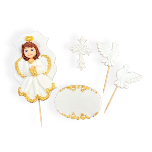 Decor comestibil - Prima &Icirc;mpărtășanie fată" - Anyta Cooking