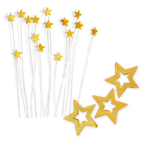  Decor comestibil - "Stele fixate cu aur" - Anyta Cooking 