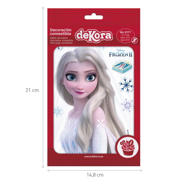 Decor comestibil wafa tort - FROZEN II - 21x14,8 cm- Dekora - Anyta Cooking