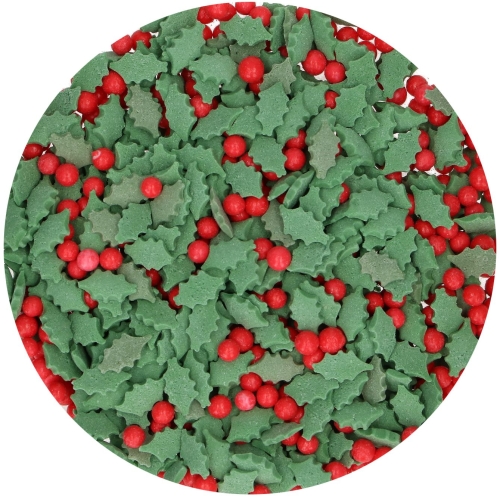 Decor din Zahar – 55 gr – HOLLY MIX – Funcakes
