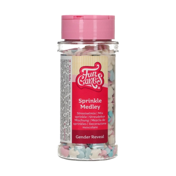Decor Zahar Sprinkle - GENDER REVEAL 65 G - FunCakes - Anyta Cooking