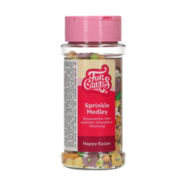 Decor Zahar Sprinkle - HAPPY EASTER 65 G - FunCakes - Anyta Cooking