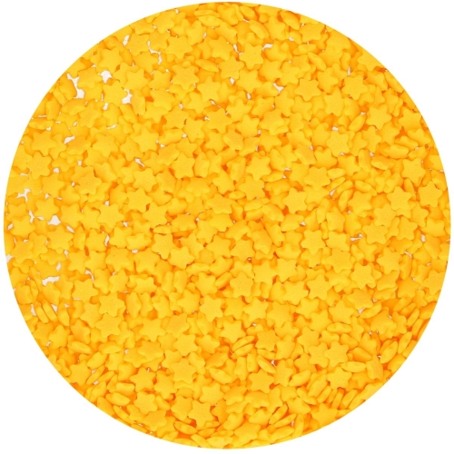 Decoratiune din zahar - MINI STARS YELLOW - 60 GR - Funcakes - Anyta Cooking