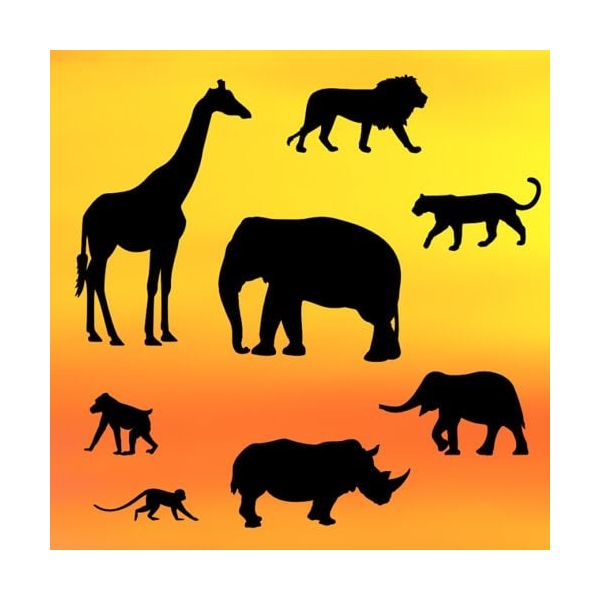 Decupatoare Animale Safari - Patchwork