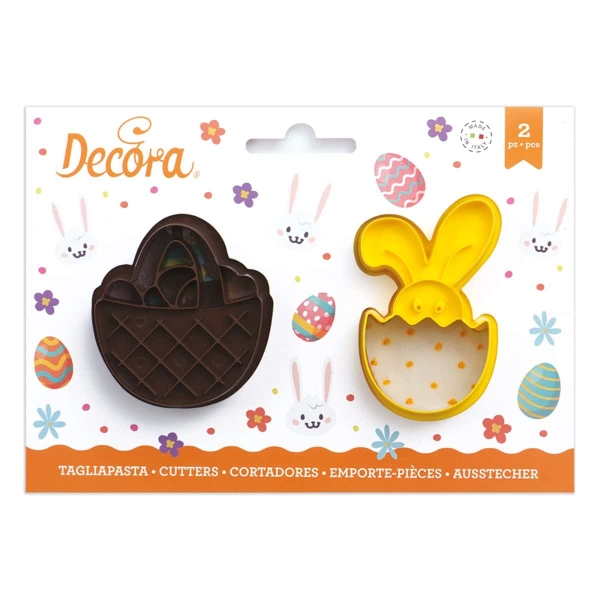 Decupatoare Cos si Iepuras - Decora - Anyta Cooking