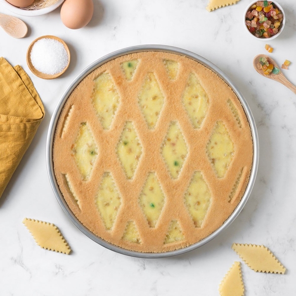 Decupator aluat tarte din plastic - 30 cm - Decora