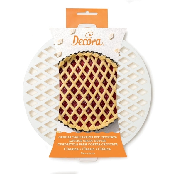 Decupator grilaj tarta classic, 2 bucati - Decora - Anyta Cooking