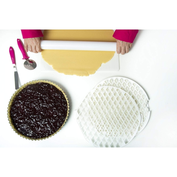 Decupator grilaj tarta classic, 2 bucati - Decora - Anyta Cooking