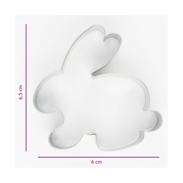 Decupator Iepuras - 6 cm - Cookie Cutters - Anyta Cooking