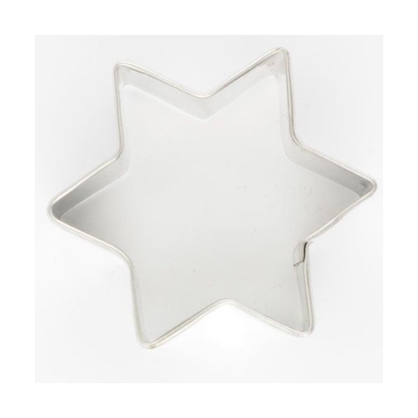 Decupator otel inoxidabil-Stea-6 cm-Cookie Cutter - Anyta Cooking