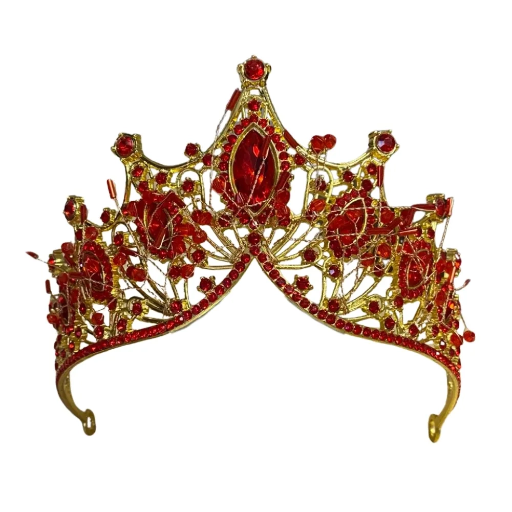 Coronita aurie cu elemente decorative rosii - Anyta Cooking