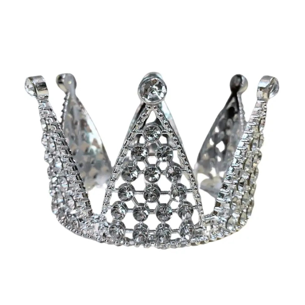 Mini coronita pentru tort argintie - Anyta Cooking