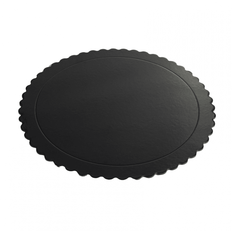 Disc Tort rotund Extra Tare 3mm gros - NEGRU - Ø 30 CM