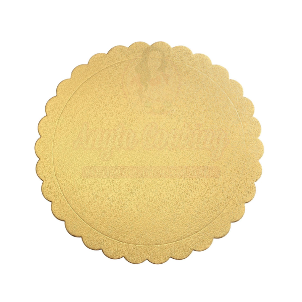 Disc tort rotund ondulat auriu - 35 cm x 2mm grosime-Anyta Cooking 
