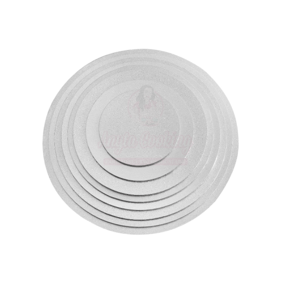 Discuri groase tort,rotunde,argintiu-5mm Extra Tare-Anyta Cooking - Anyta Cooking