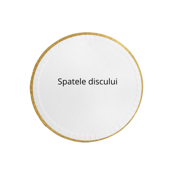 Discuri groase tort,rotunde,auriu-5mm Extra Tare-Anyta Cooking