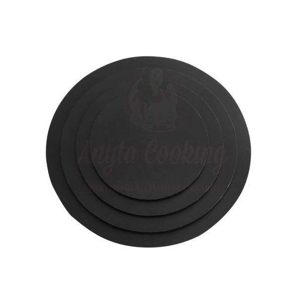 Discuri groase tort,rotunde,negru-5mm Extra Tare-Anyta Cooking - Anyta Cooking