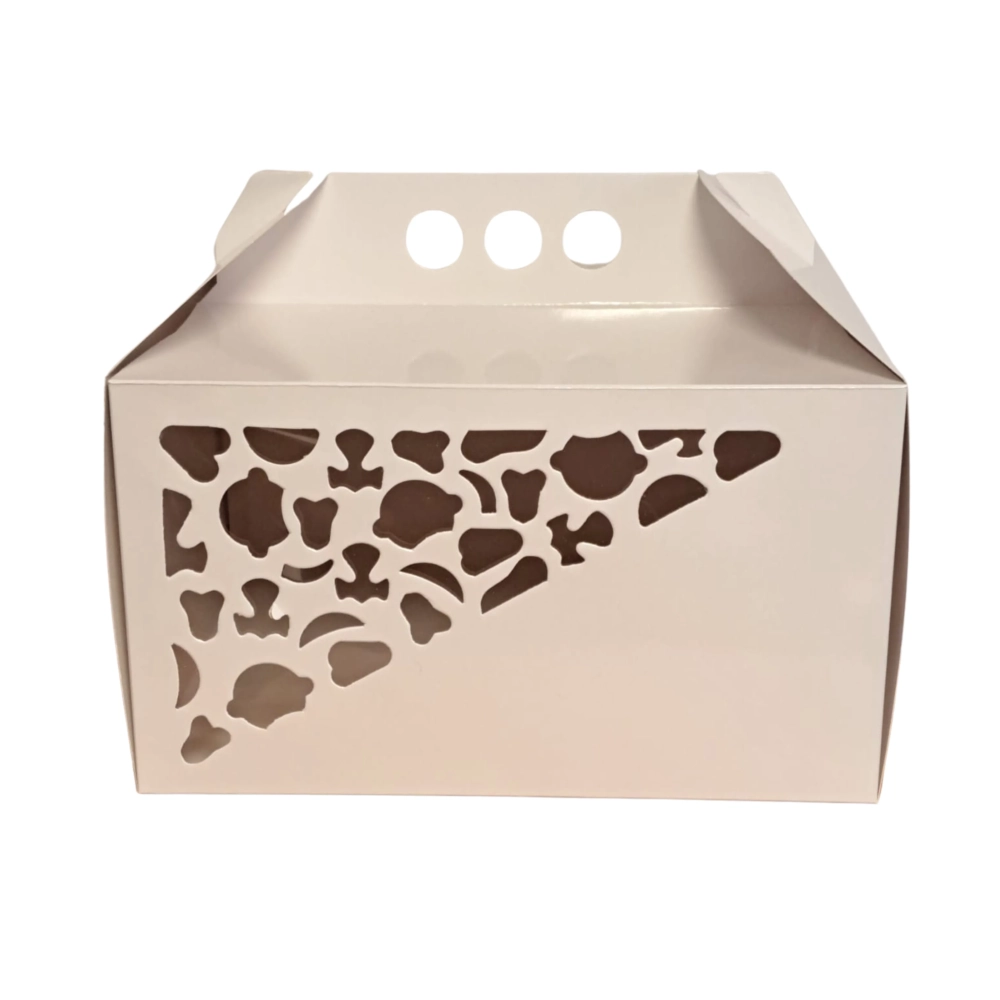 Cutie tort cu maner de transport - ALBA - 25x25x15 cm - Anyta Cooking