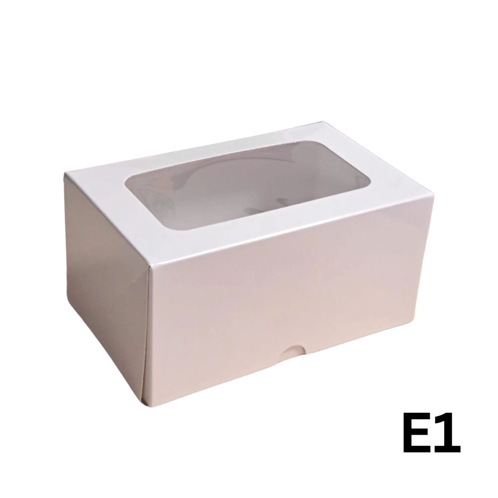 Cutie monoportie cu tavita E1 Alb - 16x10x8 cm - Anyta Cooking