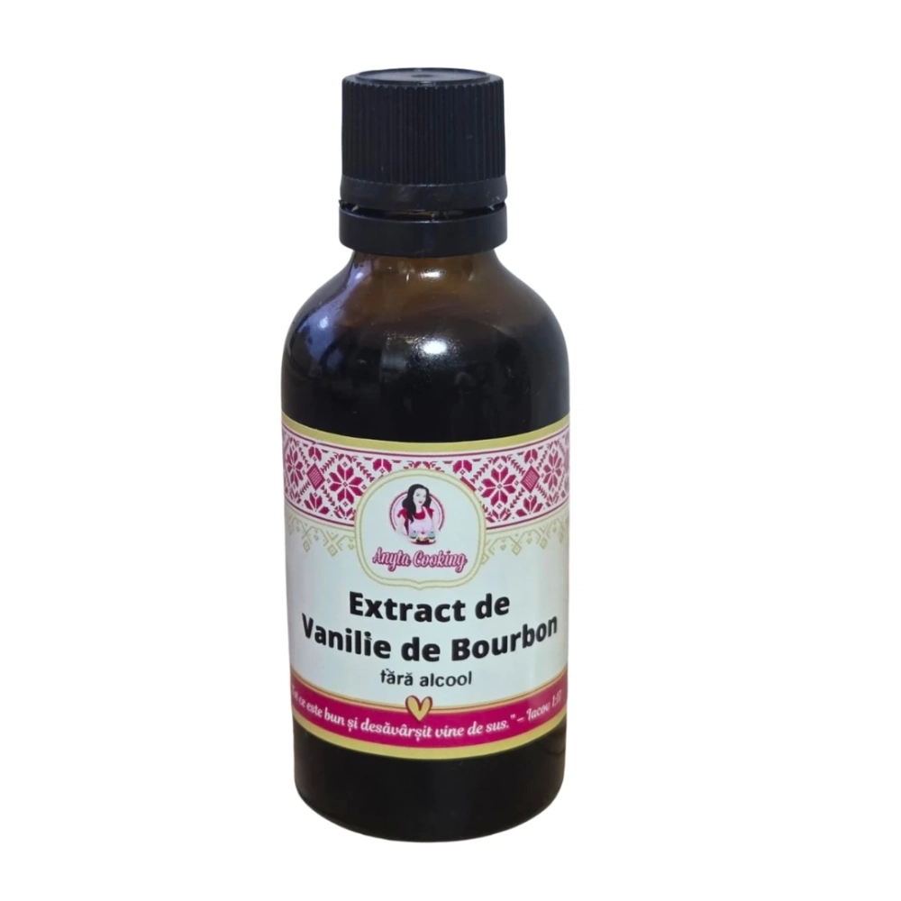 Extract pur de Vanilie de Bourbon - fara alcool - 50ml - Anyta Cooking