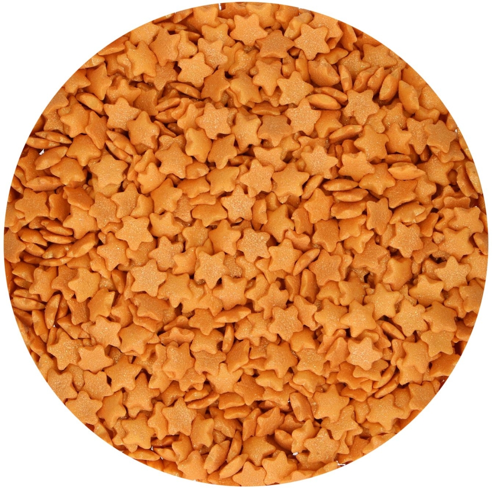 Decor din zahar Sprinkle Stelute Aurii - 60g - Funcakes