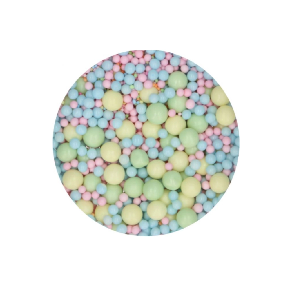 Perle / Perlute din zahar - Soft Pearl Mix - PASTEL PERFECT - 80 GR - Funcakes