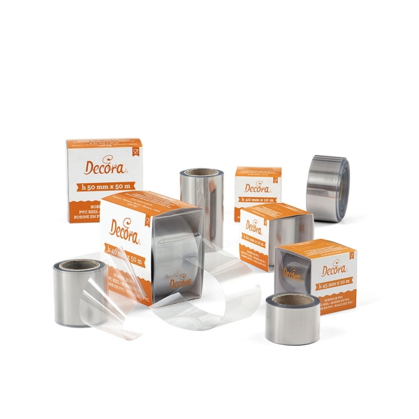 Folie de acetat transparent-10m x 60mm-Decora - Anyta Cooking