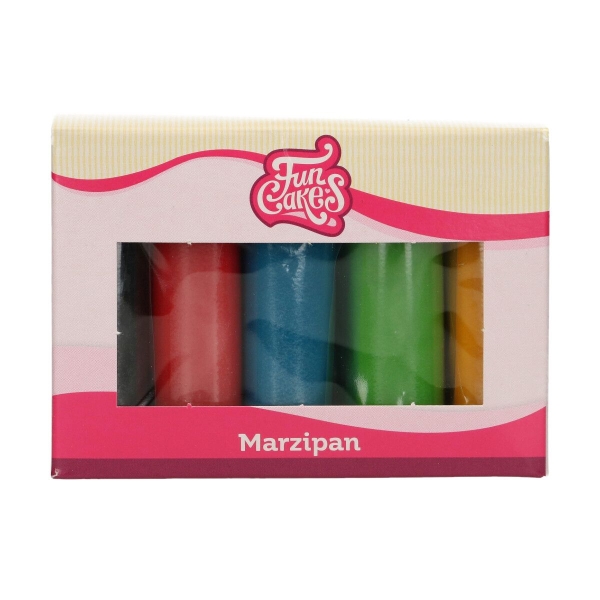 Fondant Multipack - ESSENTIAL COLOURS 5X100 G- Funcakes - Anyta Cooking