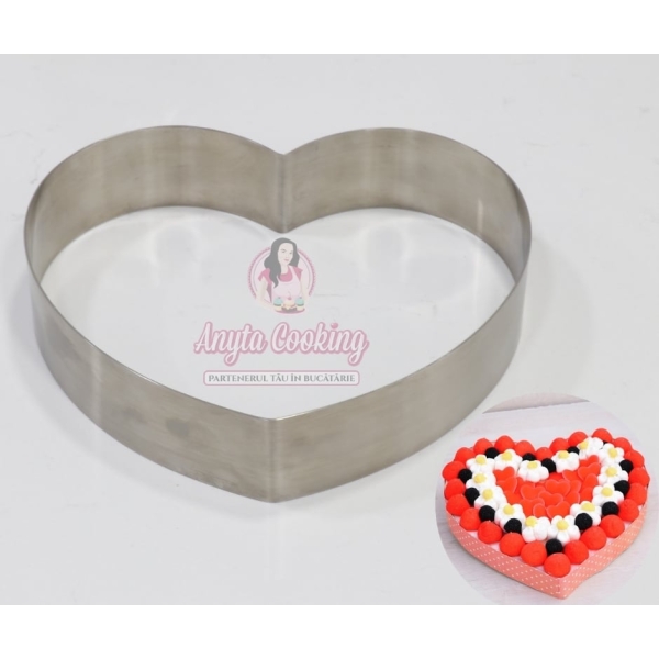 Forma de Copt Inima - 24 CM -Anyta Cooking - Anyta Cooking