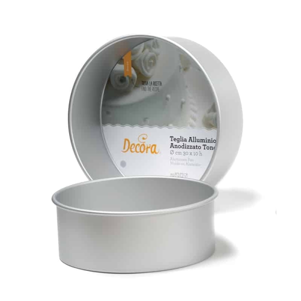 Forma rotunda cu margini drepte-Ø 20 X H 10 CM-Decora - Anyta Cooking