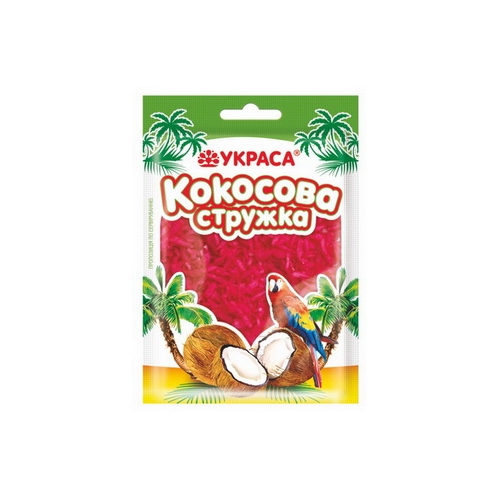 Fulgi de nuca de cocos rezistent la caldura &ndash; culoarea CIREASII &ndash; 25 gr &ndash; YKPACA - Anyta Cooking