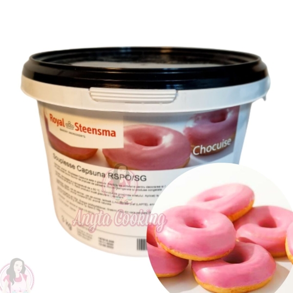Glazură , culoare si aroma de Capsuna - 3 kg - Steensma - Anyta Cooking